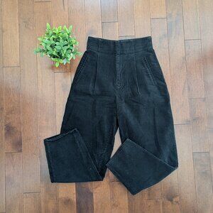 ESPRIT BLACK CORDUROY VINTAGE PANTS
